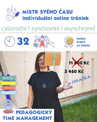 Dnes Ti jdu připomenout, že už zítra si můžeš pořídit celoroční kurz Mistr svého času za plnou cenu. Kdybys ale náhodou...