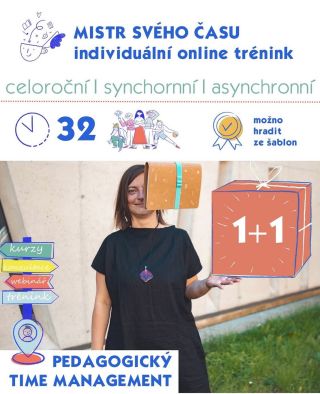 🎯 Ještě můžeš ulovit Mistra svého času – a vzít si parťáka zdarma! Pedagogický time management už není jen téma na...